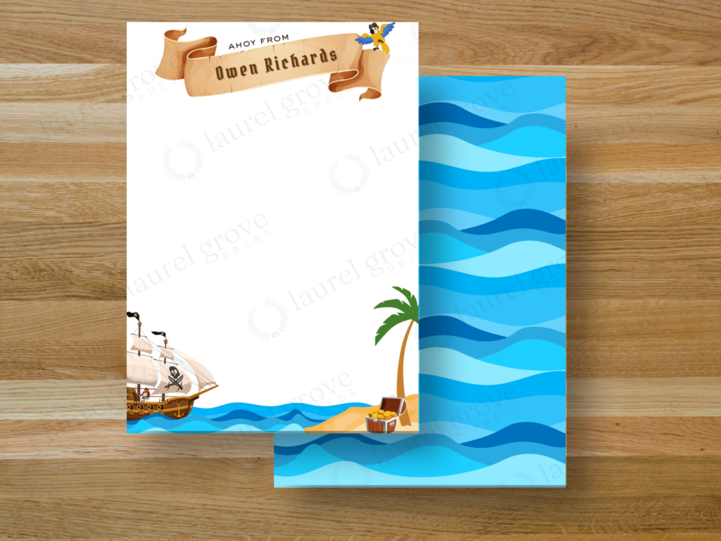 Ahoy! Pirate Notecards