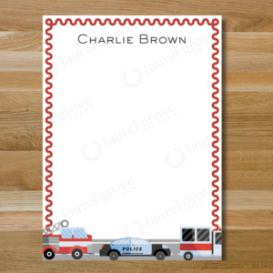 Emergency Vehicles Notecards - Image 2